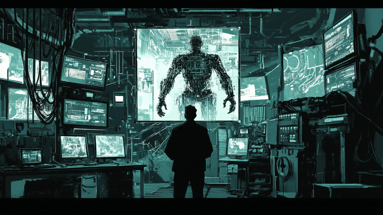 Evil Robot being created